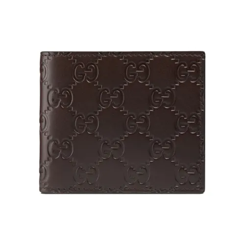 GUCCI Кожа Кошелек Мужской Коричневый