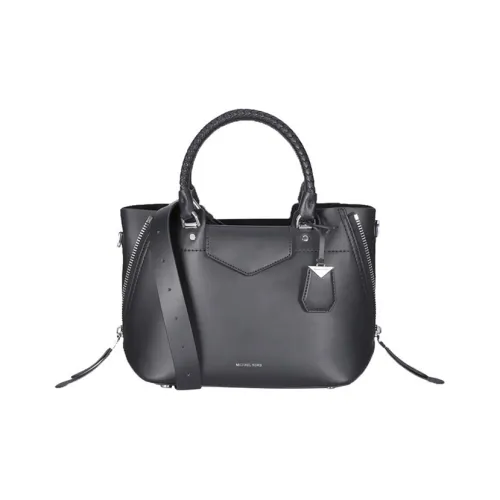 MICHAEL KORS MICHAEL KORS Luggage Collection Корова Кожа Ручная Сумка Сумка через плечо Средняя Женская Черная