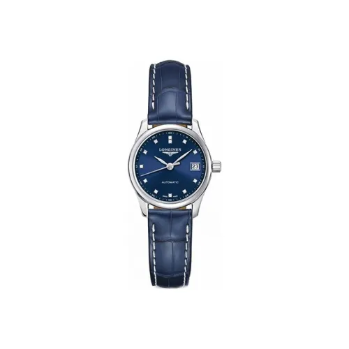 LONGINES Master Collection Автоматический Механический Механизм Женские Часы 25,5 мм Синий Циферблат Корпус из Нержавеющей Стали