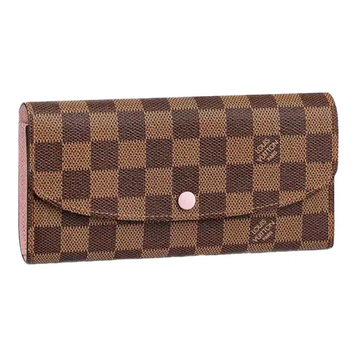 LOUIS VUITTON Emilie Canvas Bag Wallet Women's