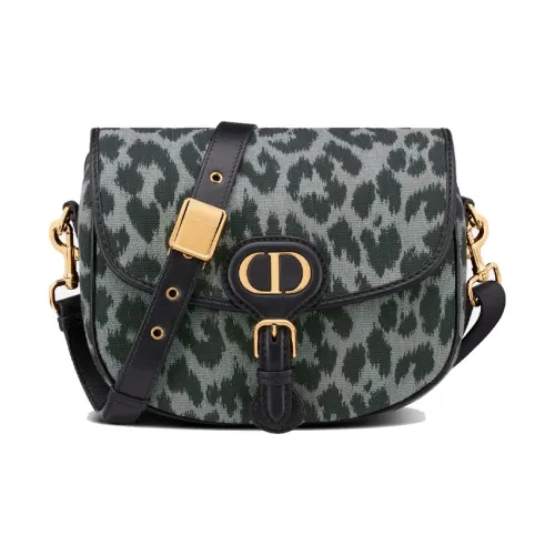 DIOR Bobby Кожа Сумка через плечо Средняя Женская Серый