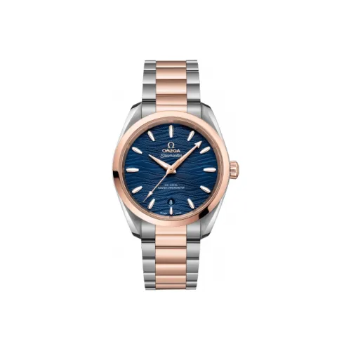 OMEGA Автоматический Механический Movement Женские AQUA TERRA 150 метров Часы 38 мм Синий