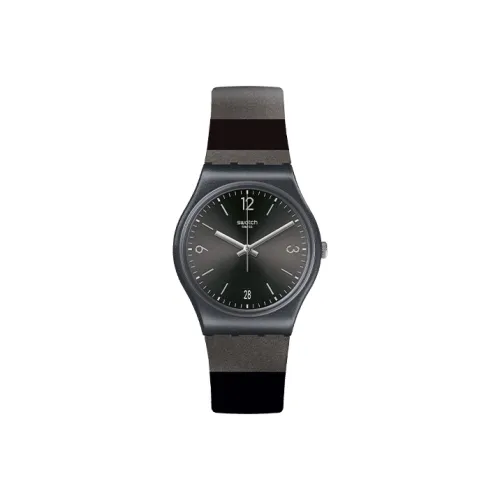 SWATCH Originals Original Collection Кварцевый механизм Мужские часы Циферблат 39,2 мм Черный Пластиковый корпус часов