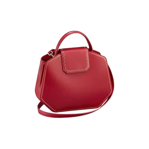 Cartier Guirlande Телячья кожа Сумка Сумка через плечо Сумка через плечо Маленькая Женская Красная