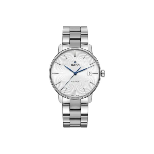 RADO Crystal Sparkle Collection Автоматический Механический Механизм Мужские Часы Циферблат 37,7 мм Серебристый