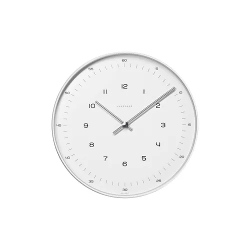 JUNGHANS Кварцевый Movement Унисекс Часы из коллекции Max Bill 300мм*300мм*50мм Белые