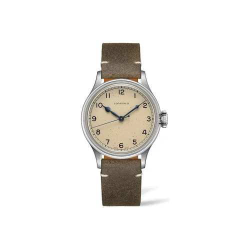 LONGINES Автоматический Механический Механизм Мужской Классический Винтажный Часы 38,5 мм Желтые