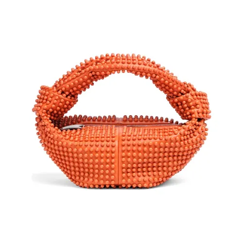 Bottega Veneta Sheepskin Clutch Women's Orange Bottega Veneta Клатч из овчины Женский Оранжевый