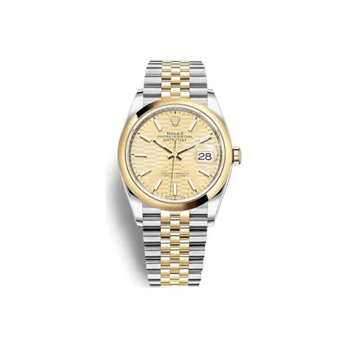 ROLEX Автоматический Механический Movement Женские часы Log Series, 36 мм, Золотой