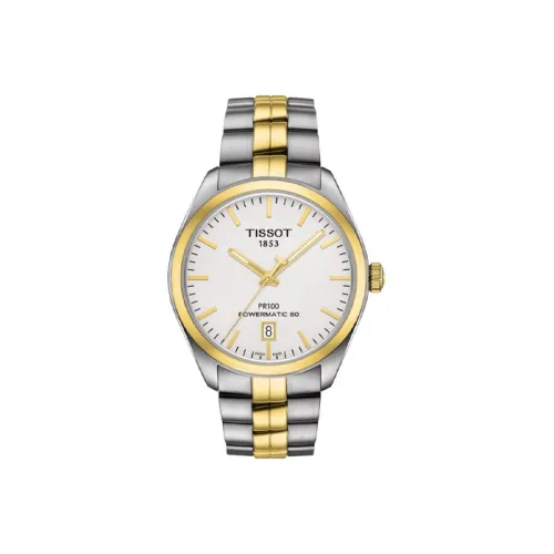 TISSOT Автоматический Механический Механизм Мужские Часы PR100 Collection Серые