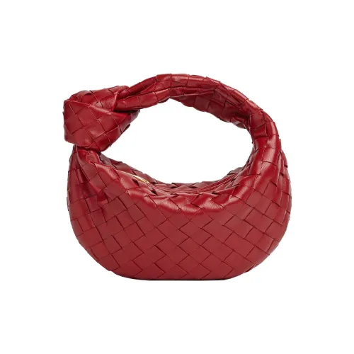 Bottega Veneta Коровья кожа Одно плечо Сумка Мини Женская Темно-красная