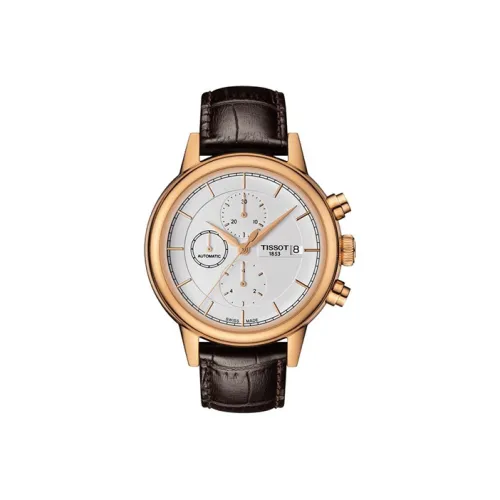 TISSOT Автоматический Механический Механизм Мужские Часы Carson Elite Series Белые
