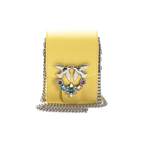 PINKO Кожа Сумка Сумка через плечо Женская Chili Желтая