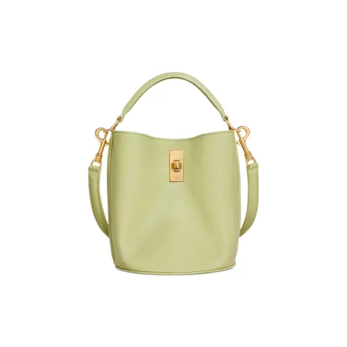 CELINE TEEN BUCKET Гладкая Телячья Кожа Ведрообразная Сумка Сумка через плечо Сумка для женщин Авокадо-зеленый