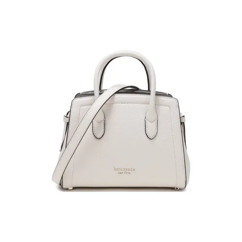 Kate Spade Knott Коровья кожа Сумка через плечо Сумка Мини Женская Пергаментный Бумажный Белый