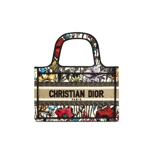 DIOR BookTote Canvas Tote Bag Tote Bag Shopping Bag Mini Women's Multicolor