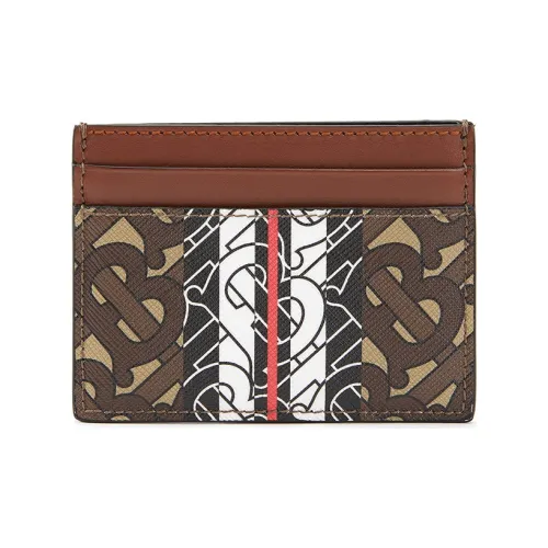 Burberry Кожа Кошелек для карт Унисекс Коричневый