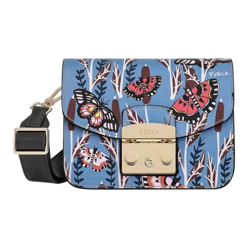 Furla Metropolis Collection Кожа Сумка через плечо Мини Женская Многоцветная