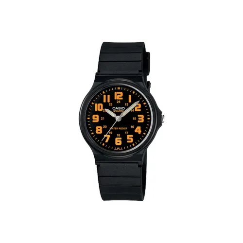 CASIO YOUTH Collection Круглый Analog Collection Кварцевый механизм Смола Ремень Часы Мужские Черный циферблат MQ 71 4B