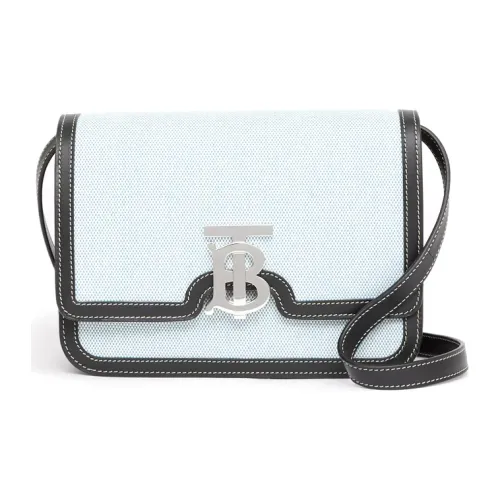 Burberry Сумка с замком из двухтонного холста и кожи сумка через плечо женская