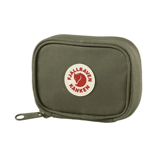 Fjallraven Kanken Полиэстер Клатч Монетница Кошелек Держатель для карт Стандартный Унисекс Зеленый