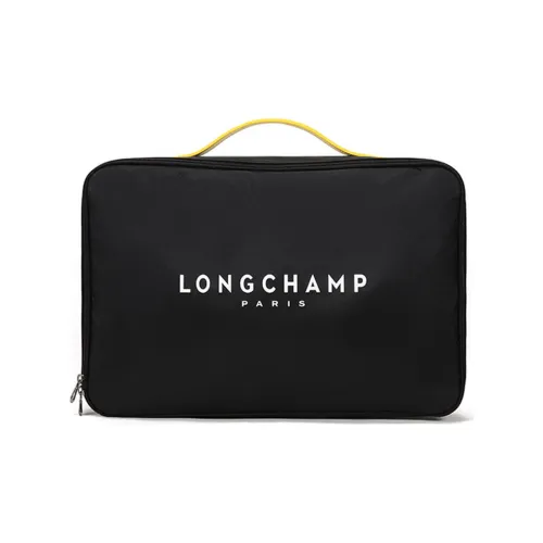LONGCHAMP Cocagne Ткань Доска Досье Стандартный Мужской Черный