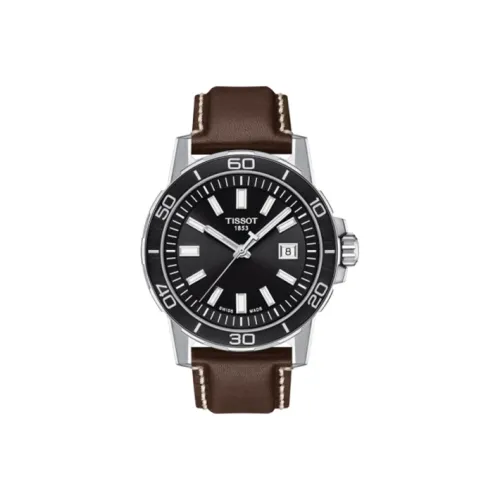 Tissot Quartz Мужские часы серии Speedy, механизм, 44 мм, черный