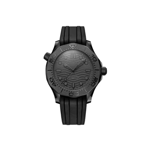 OMEGA Автоматический Механический Часы Мужские Seahorse Series 300m Diving Watch 43,5 мм Черные