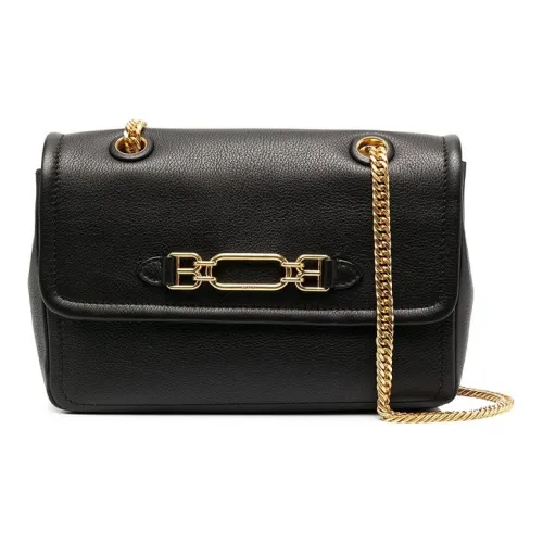 BALLY Кожа Цепочка Сумка через плечо Женская Черная