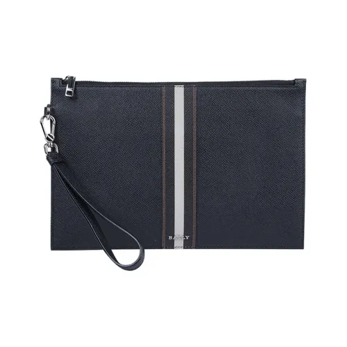 BALLY Клатч из коровьей кожи мужской черный