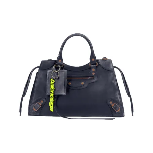 Balenciaga Neo Classic Коровья кожа Одно плечо Сумка Стандартный Мужской Темно-синий