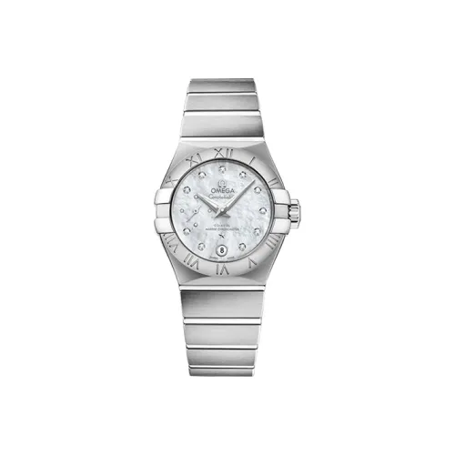 OMEGA Автоматический Механический Movement Женские Часы 27 мм Белый
