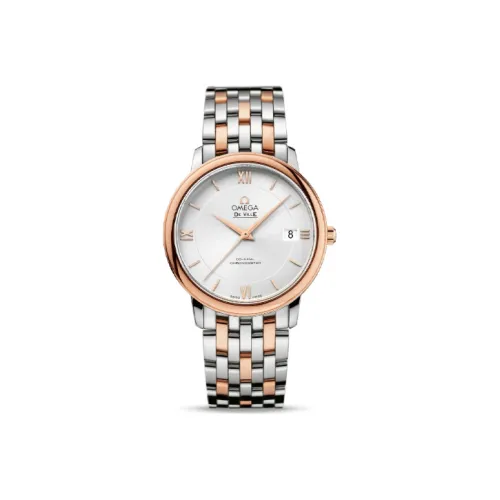 OMEGA Автоматический Механический Movement Женские Часы Elegant Saucer Series Белые