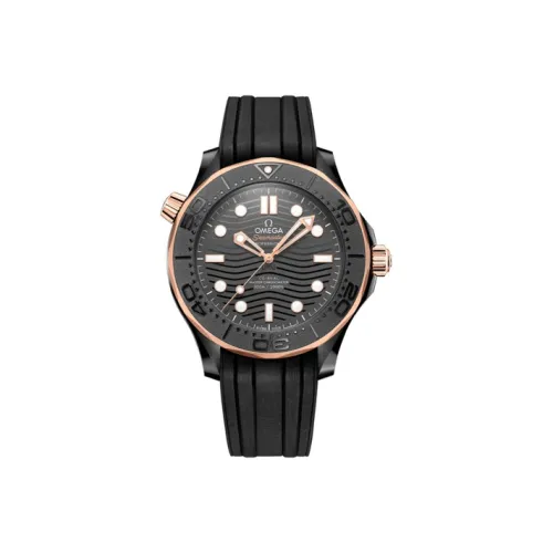 OMEGA Автоматический Механический Часы Мужские Seahorse Series 300m Diving Watch 43,5 мм Черные