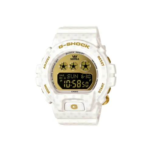 CASIO г Shock Collection Кварцевый механизм Смольный ремешок Часы Мужские Золотистый циферблат