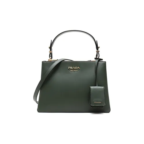 PRADA Сумка из коровьей кожи сумка через плечо маленькая женская лесной зеленый