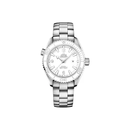 OMEGA Автоматический Механический Movement Женские Seahorse Series Ocean Universe Часы 37,5 мм Белые