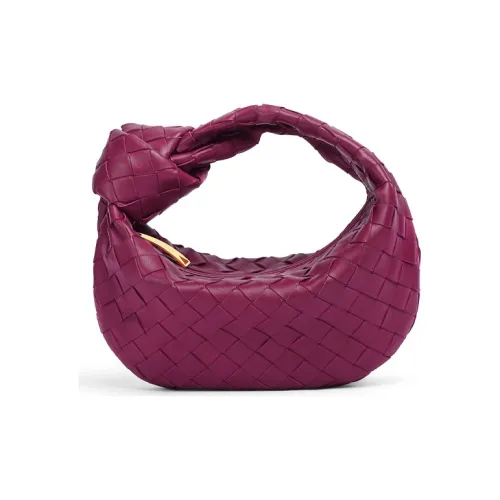 Bottega Veneta Jodie Кожа Сумка-пельмень Клатч Мини Женские Фиолетовый