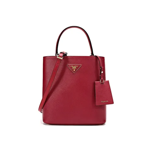 PRADA Panier Сумка из коровьей кожи сумка через плечо женская красная