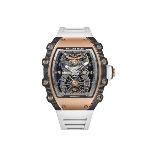 RICHARD MILLE Механизм с ручным заводом Мужские часы 42,4мм*50,4мм Скелет