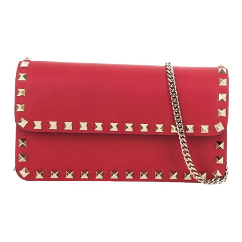 Valentino Кожа Сумка через плечо Сумка на плечо Женская Красная