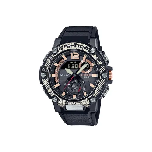 CASIO г Steel Collection Dual Display Disk Кварцевый механизм Часы Мужские Черный циферблат GST B300WLP 1A