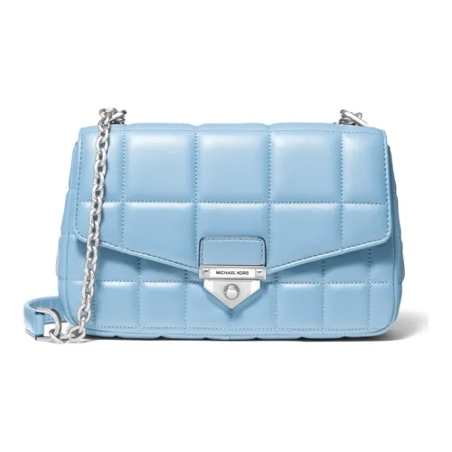 MICHAEL KORS Soho Sheepskin Сумка через плечо Сумка Большая Женская Небесно-голубая