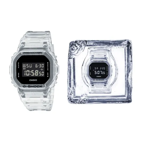 CASIO SQUAD Series SHOCK SHOCK See Through Tough Collection Коробка включена Кварцевый механизм Смольный ремешок