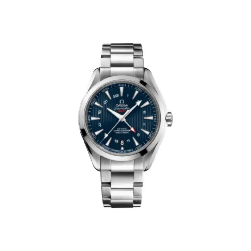 OMEGA Автоматический Механический Часы Мужские AQUA TERRA 150 метров, 43 мм, Синий