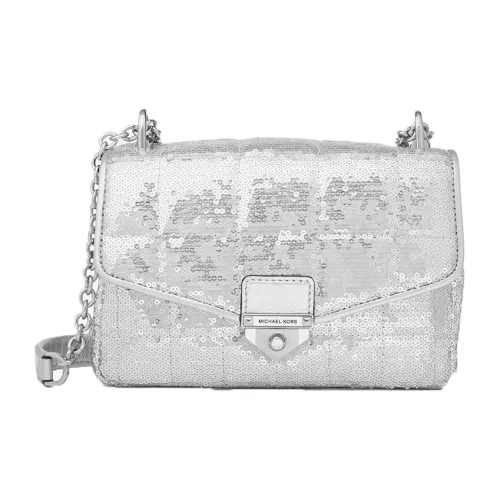MICHAEL KORS Soho Искусственная кожа Сумка через плечо Сумка на плечо Женская серебряная