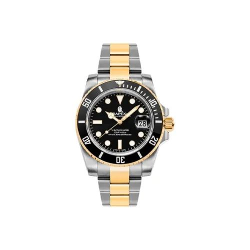 A BATHING APE Автоматический механический механизм Мужские часы 48 мм Черный