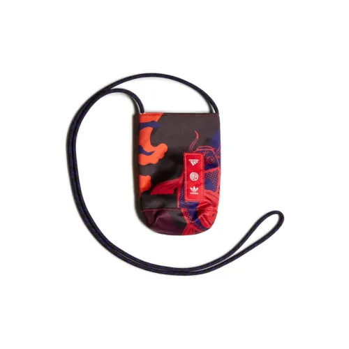 Adidas Originals Полиэстер Бананка Сумка через плечо Сумка на плечо Стандартная Унисекс Черный Красный