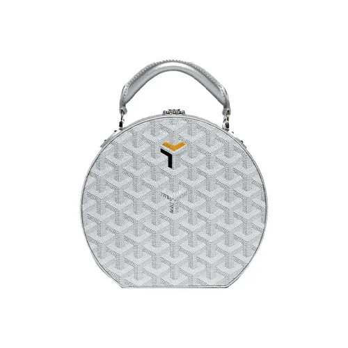 GOYARD ALTO Холст и кожа через плечо одно плечо сумка мини женский серебряный