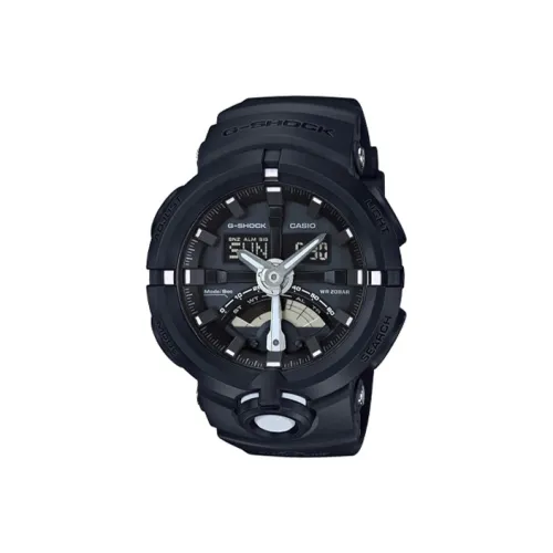 CASIO Кварцевый механизм Мужские часы серии Liquid Crystal/Analog Dual Display, 57,6мм*48,9мм*17,1мм, черный